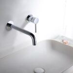 Evier intégré dans du chrome de Corfou