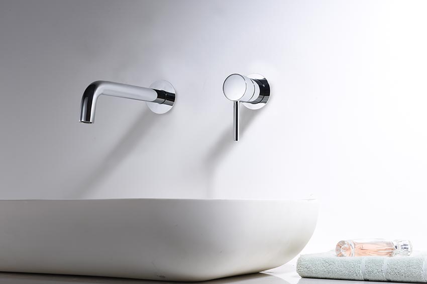 Evier intégré dans du chrome de Corfou