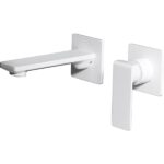 BLANC MAT GOZO ÉVIER INTÉGRÉ ROBINET