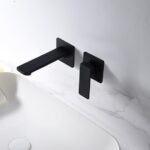 Évier encastré GOZO, tapis noir