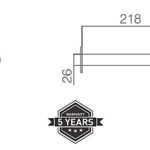 Robinet d’évier à encastrer IBIZA blanc mat