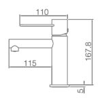 Évier Ibiza blanc mat robinet