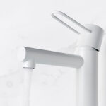 Évier Ibiza blanc mat robinet