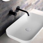 Robinet intégré Ibiza, tapis noir