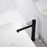 GRIFO LAVABO ALTO IBIZA NEGRO MATE