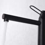 GRIFO LAVABO ALTO IBIZA NEGRO MATE