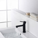 Robinet de lavabo Ibiza noir mat