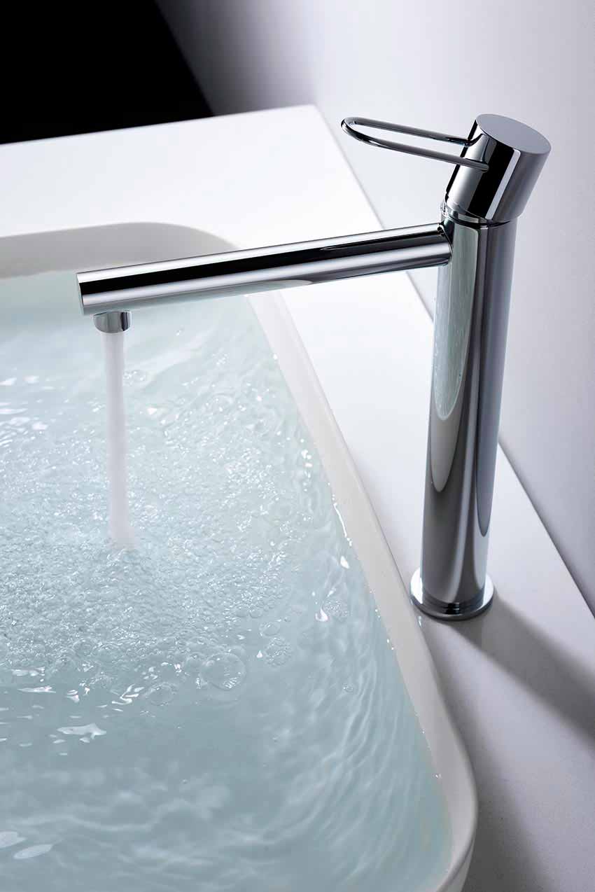 lavabo haut chromé Ibiza