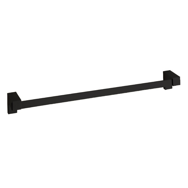 KARA porte-serviettes balayage 50 cm noir mat