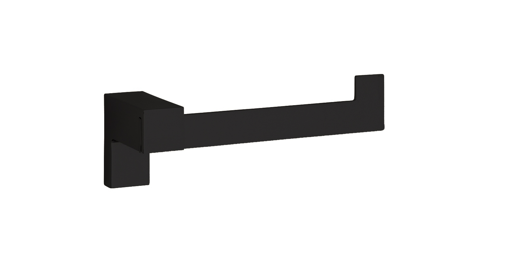 Portarrollo reserva KARA negro mate 16cm