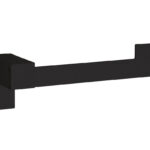 Portarrollo reserva KARA negro mate 16cm