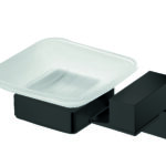 Porte-savon KARA noir mat