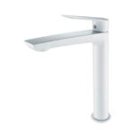 Robinet pour lavabo Haut MALLORCA blanc mat