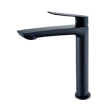 Robinet de lavabo Haut MALLORCA noir mat