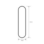 Espejo NATALIA Blanco 350 x 1500