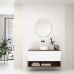 Pack AUDE + vase + miroir circulaire LED