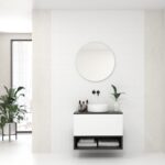 Pack AUDE + vase + miroir circulaire LED