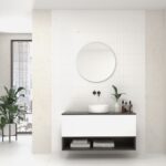 Pack AUDE + vase + miroir circulaire LED