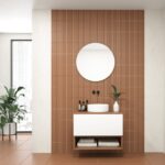 Pack AUDE + vase + miroir circulaire LED