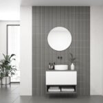 Pack AUDE + vase + miroir circulaire LED