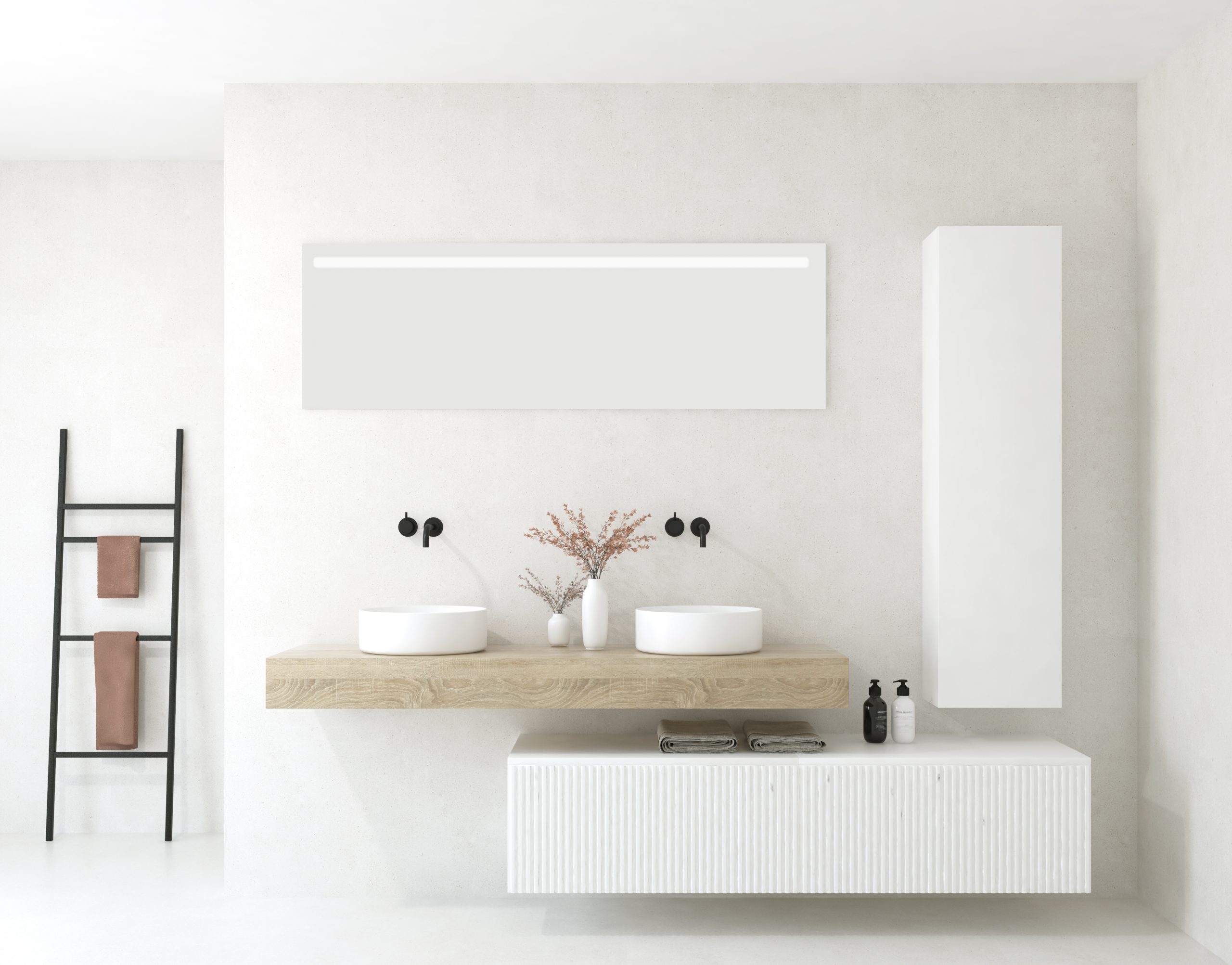 Pack SIAGNE + vasque + miroir LED