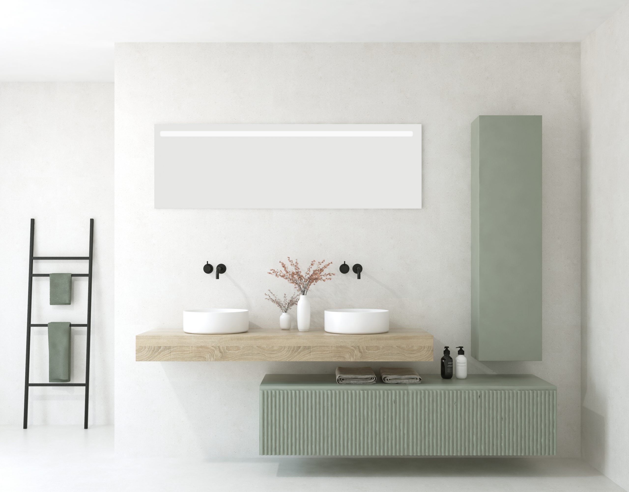 Pack SIAGNE + vasque + miroir LED