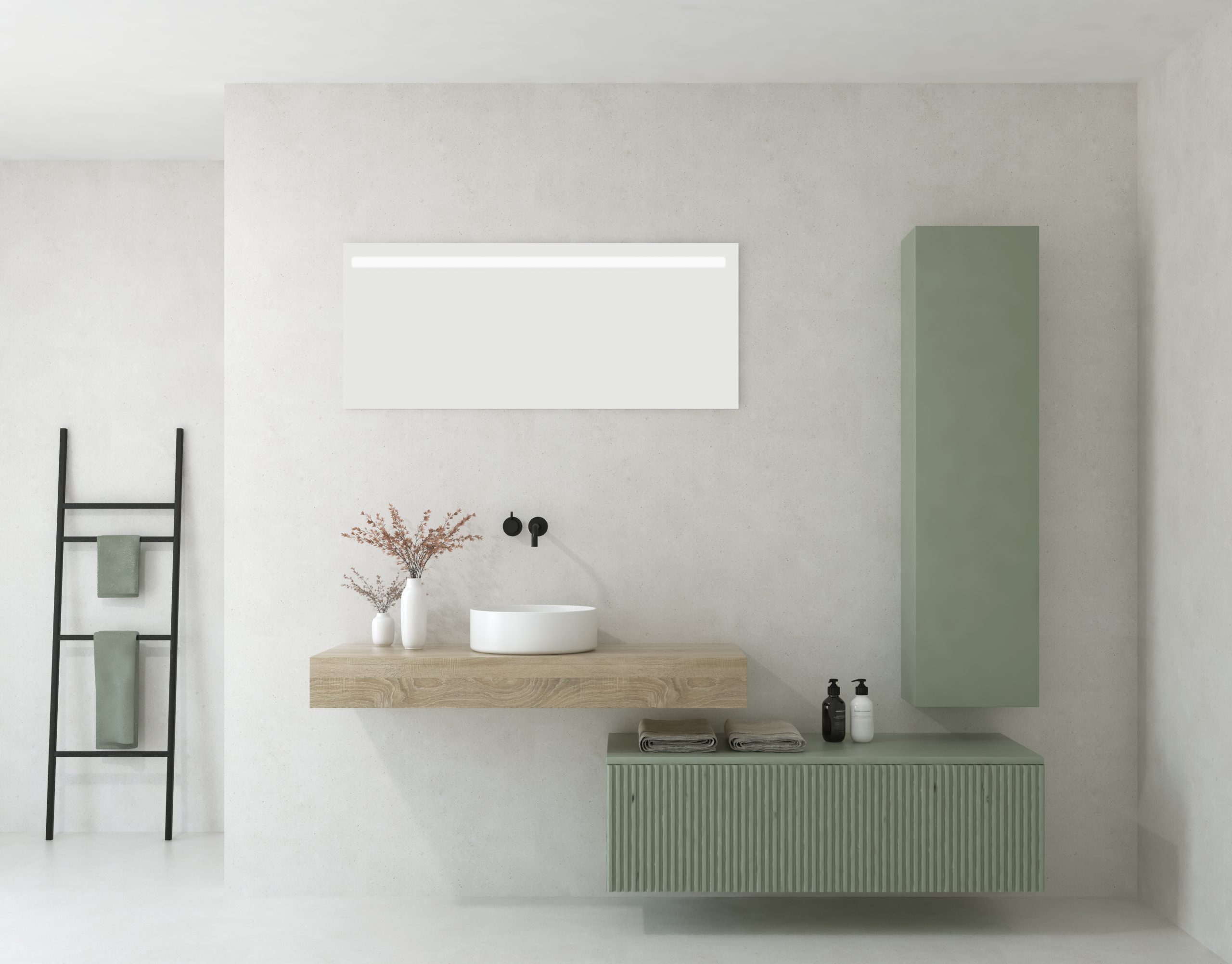 Pack SIAGNE + vasque + miroir LED