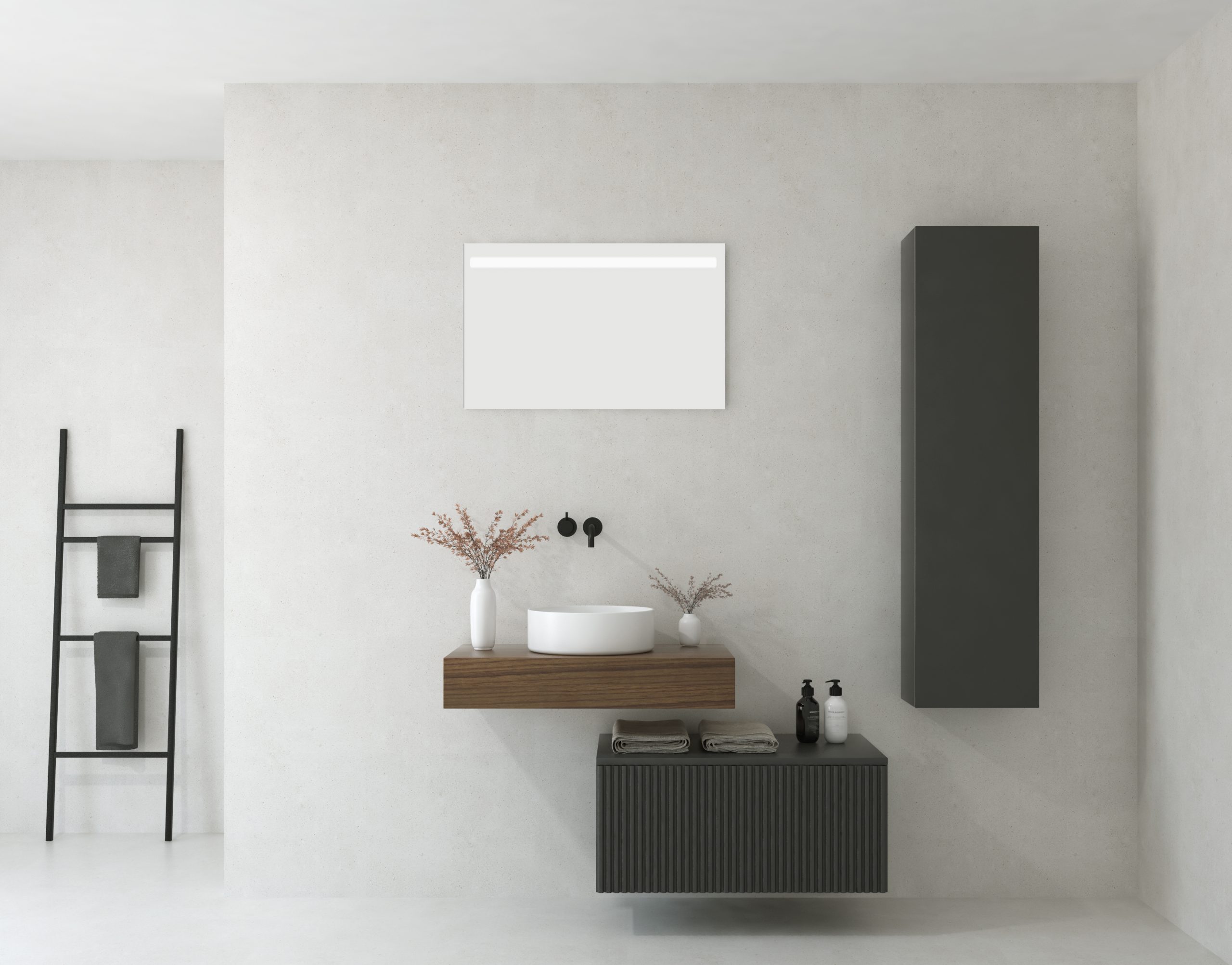 Pack SIAGNE + vasque + miroir LED