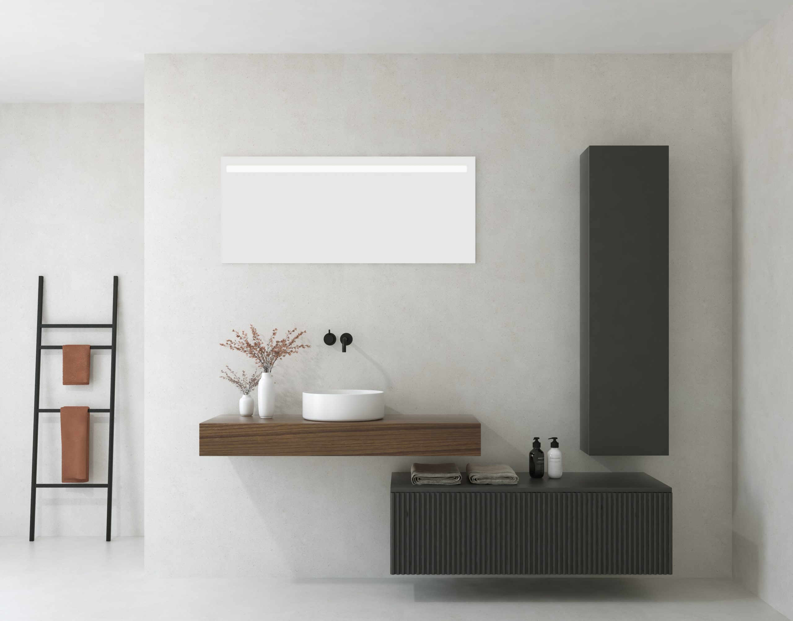 Pack SIAGNE + vasque + miroir LED