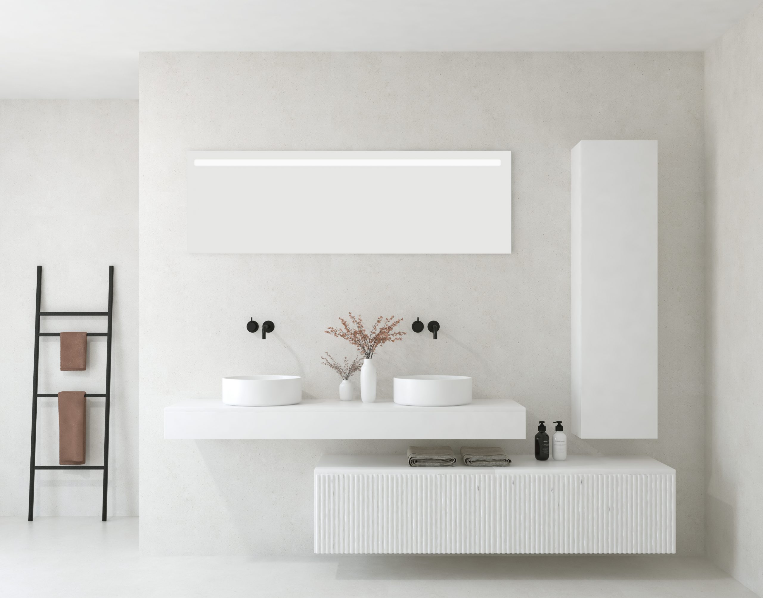 Pack SIAGNE + vasque + miroir LED