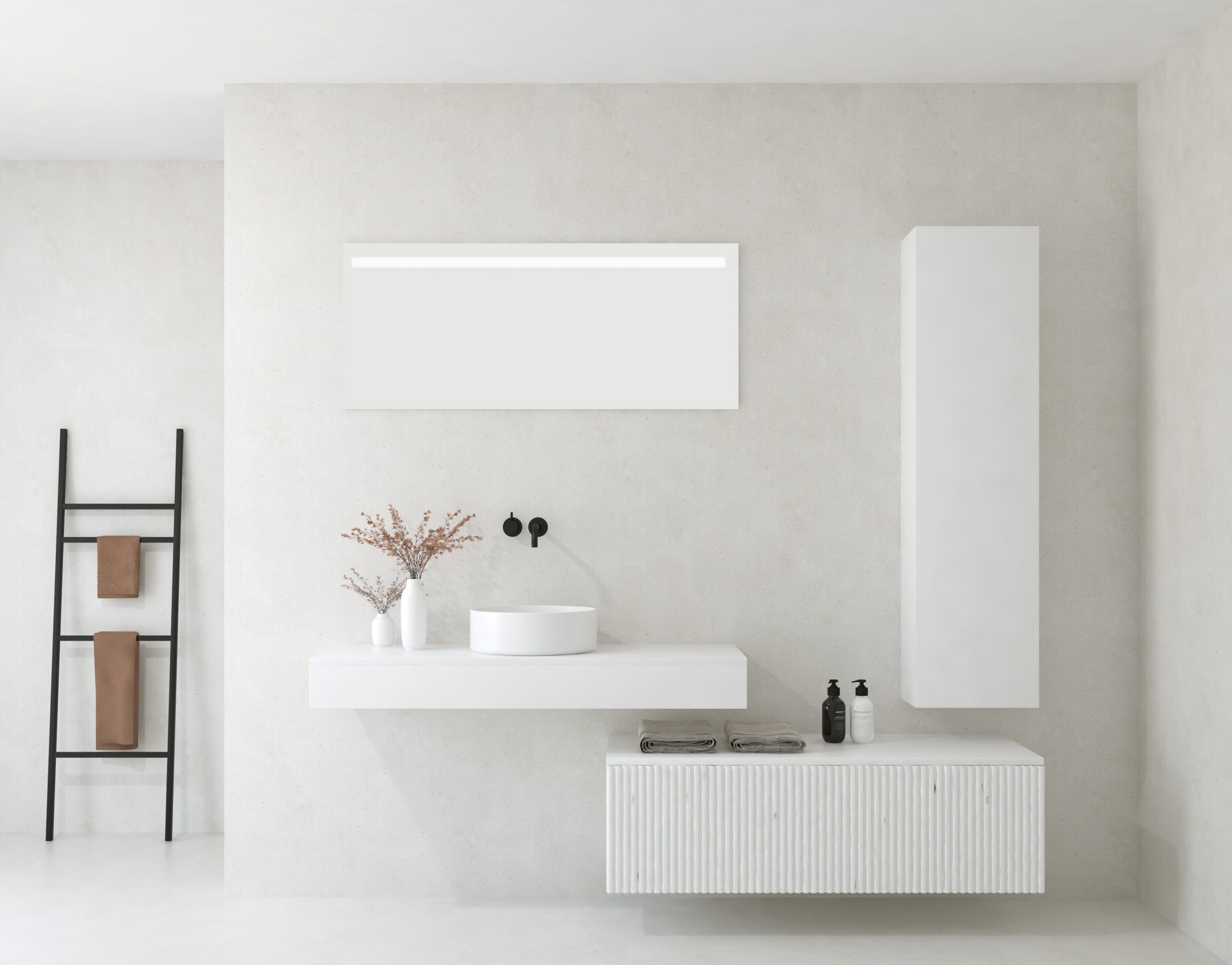 Pack SIAGNE + vasque + miroir LED