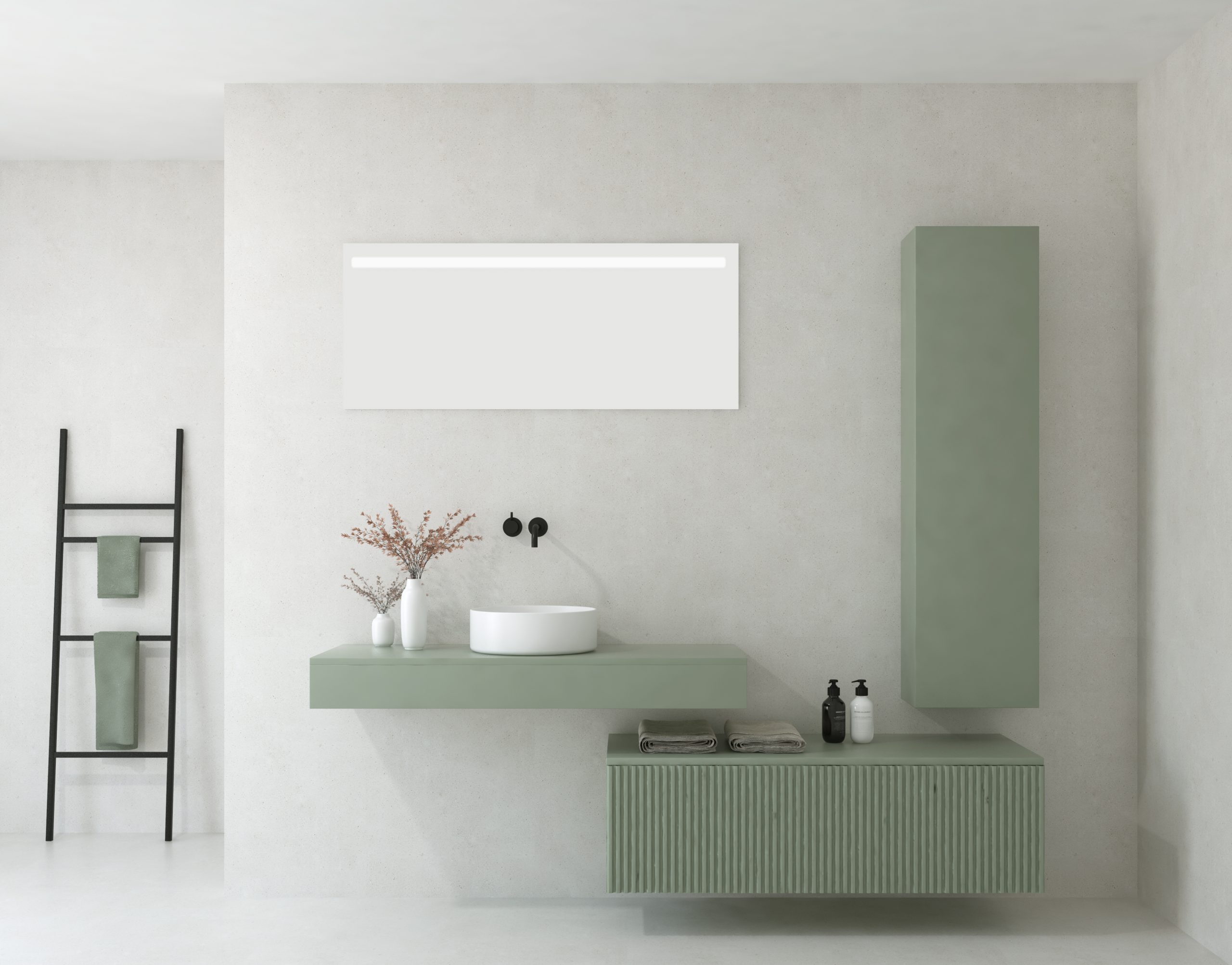 Pack SIAGNE + vasque + miroir LED