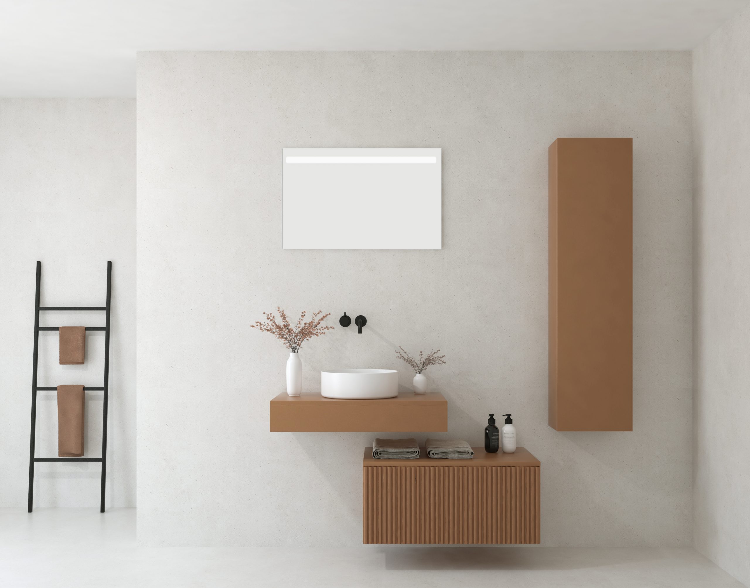 Pack SIAGNE + vasque + miroir LED