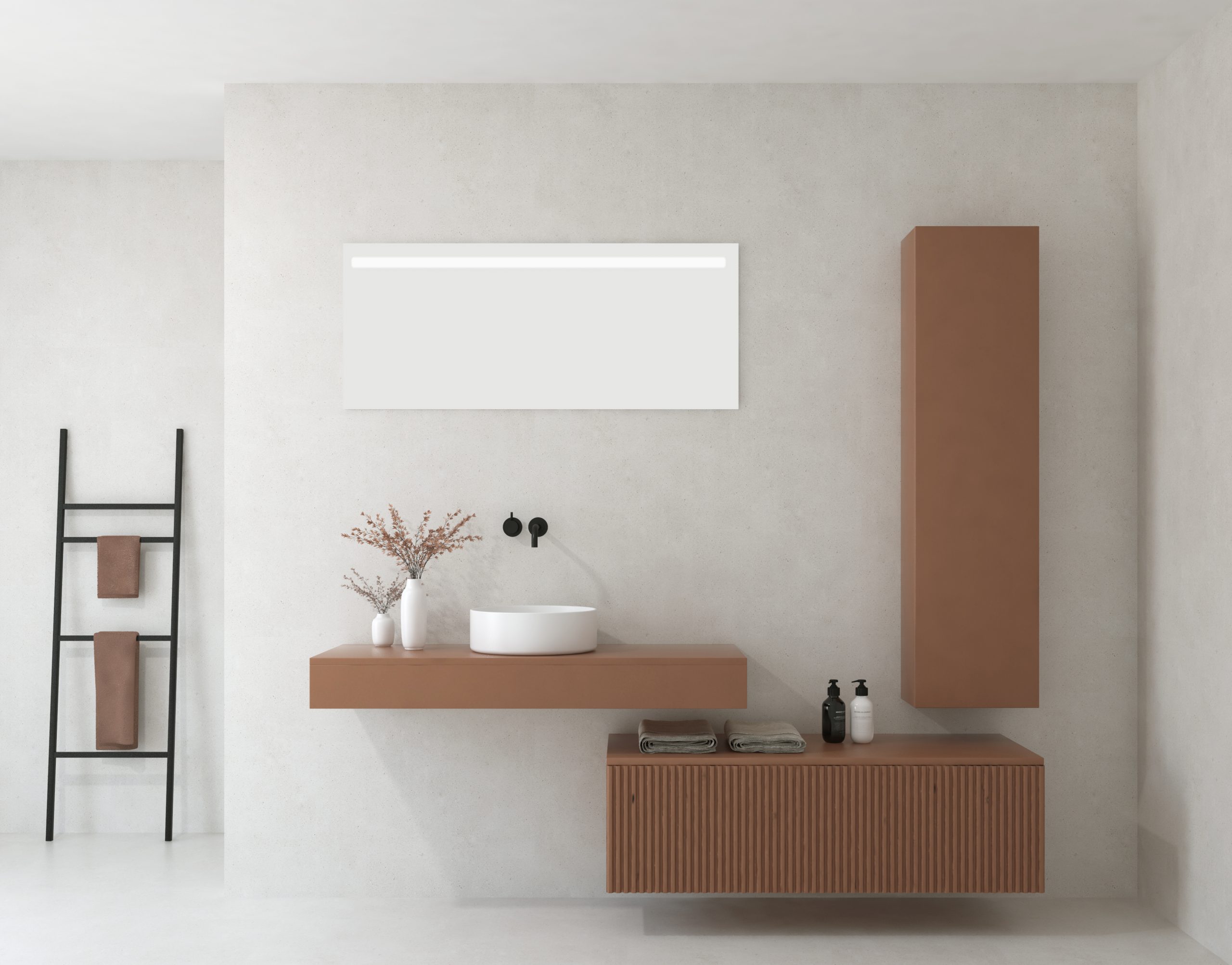 Pack SIAGNE + vasque + miroir LED