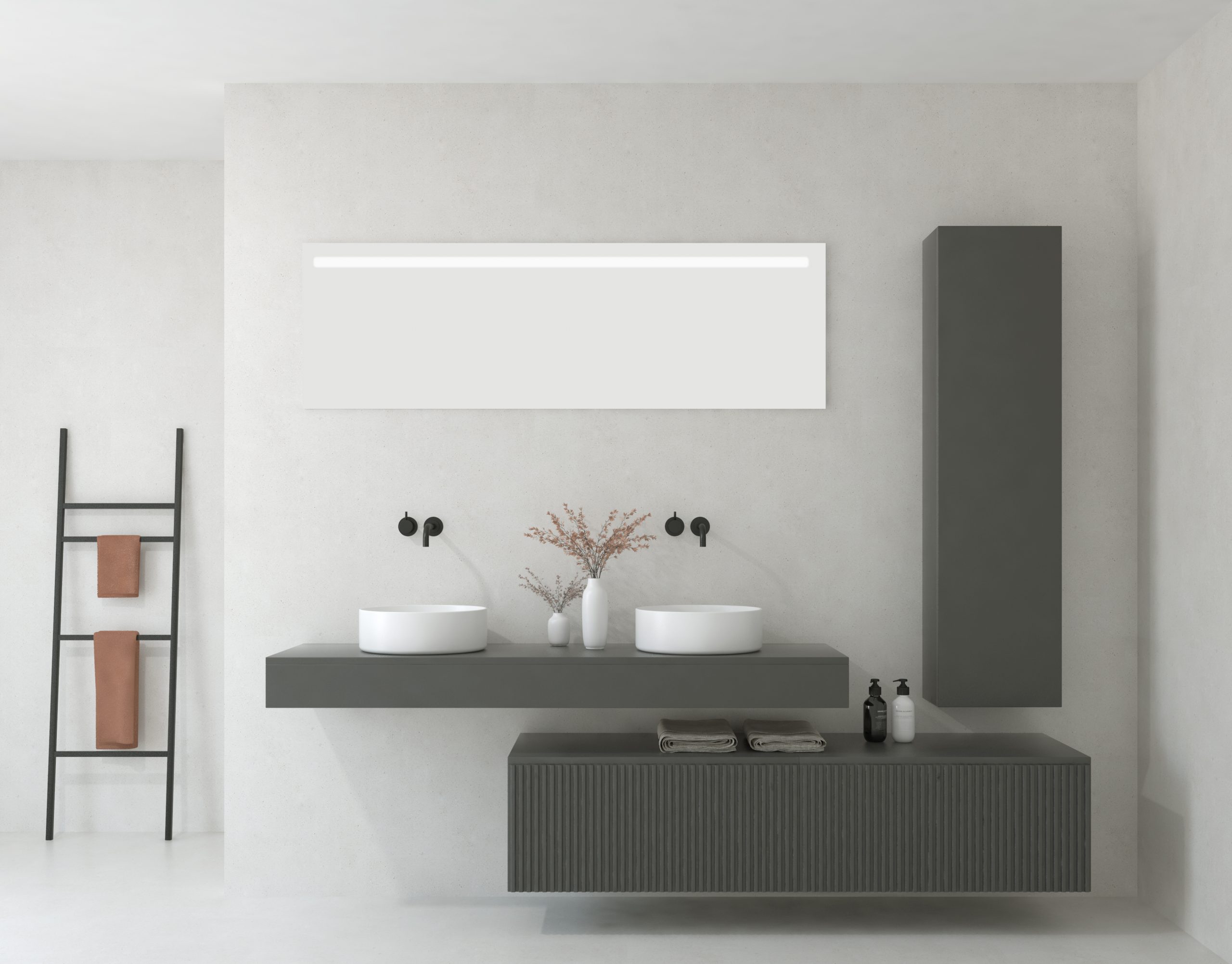 Pack SIAGNE + vasque + miroir LED