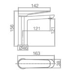 ROBINET D’ÉVIER BLANC MAT SANTORIN