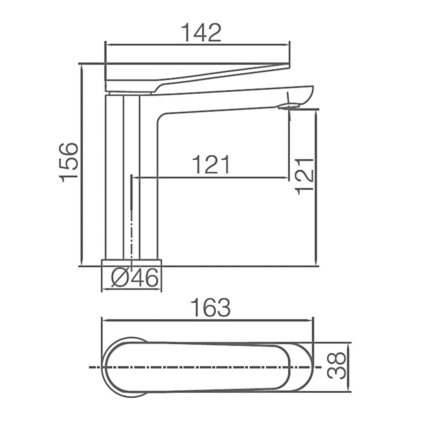 ROBINET D’ÉVIER BLANC MAT SANTORIN