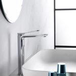 ROBINET HAUT EN CHROME SANTORIN