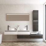 Pack ECRINS + doble lavabo + espejo LED