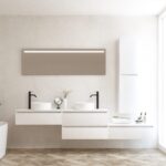 Pack ECRINS + doble lavabo + espejo LED