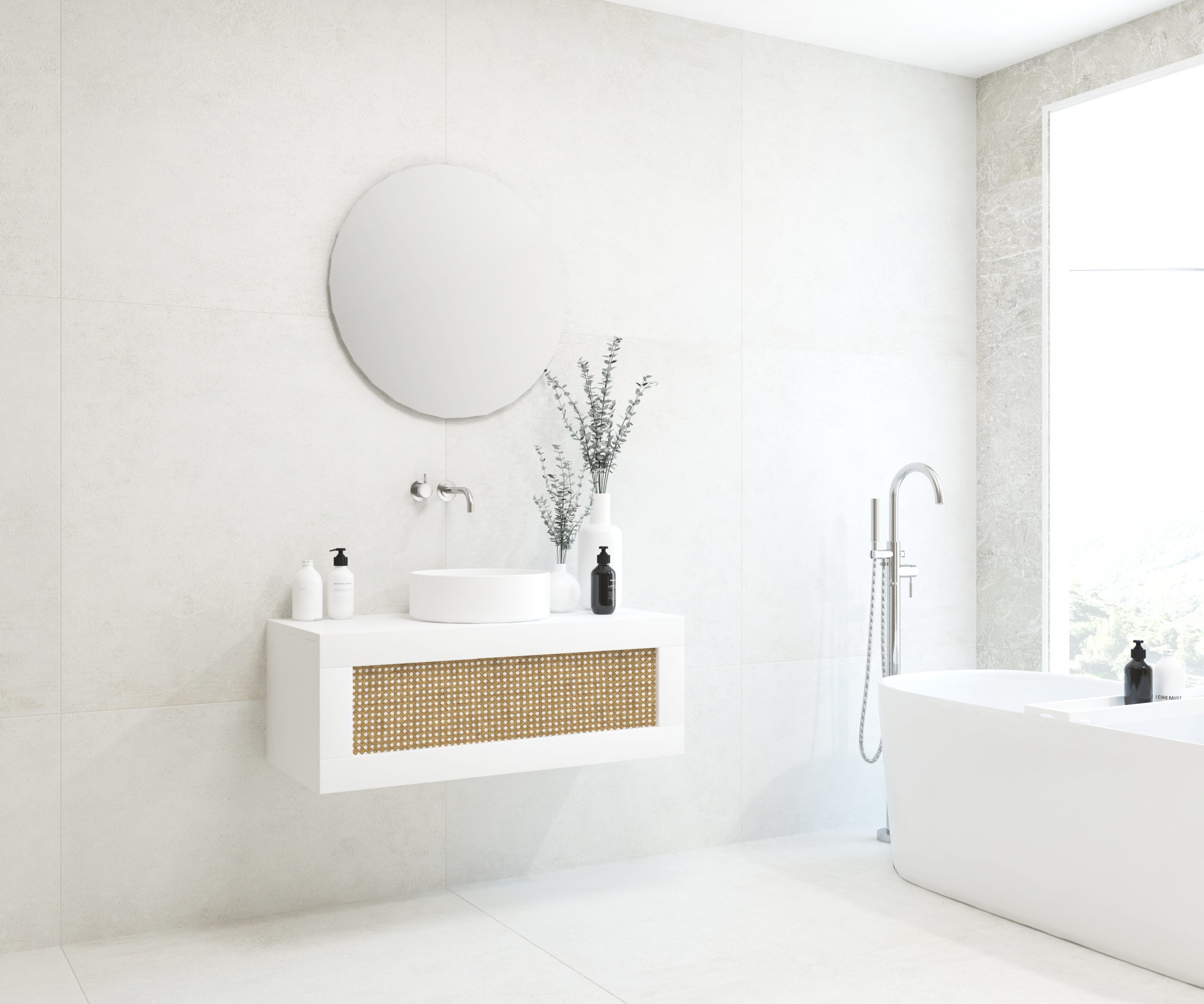 Pack ARTOIS + lavabo + espejo circular