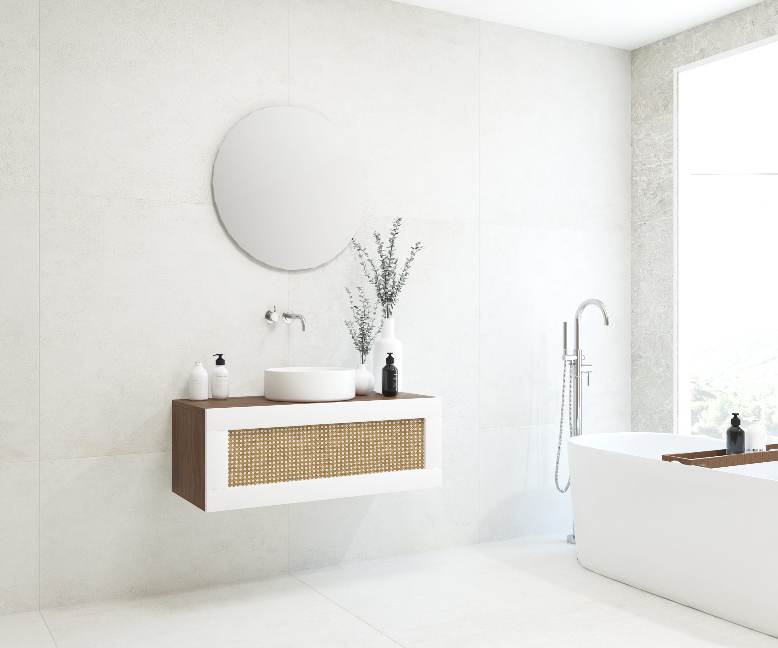 Pack ARTOIS + lavabo + espejo circular