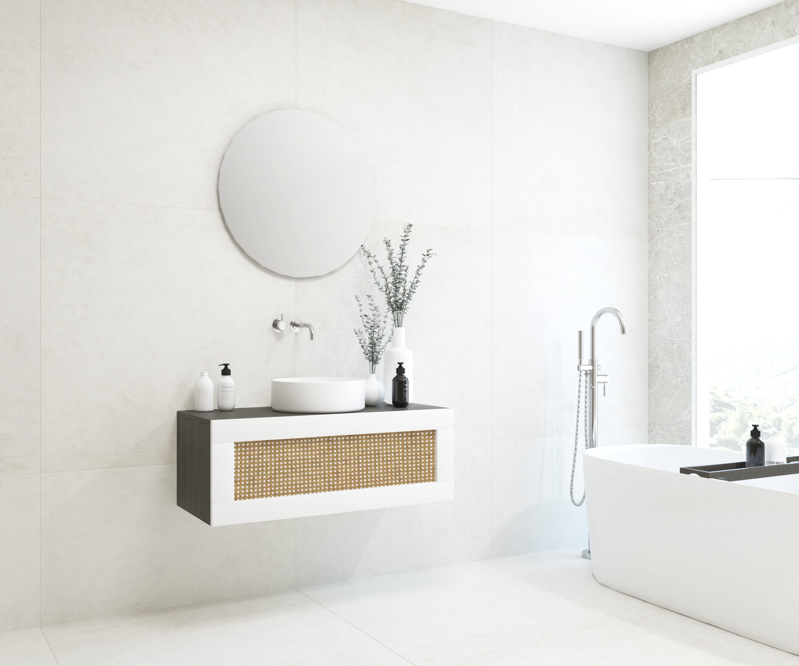 Pack ARTOIS + lavabo + espejo circular