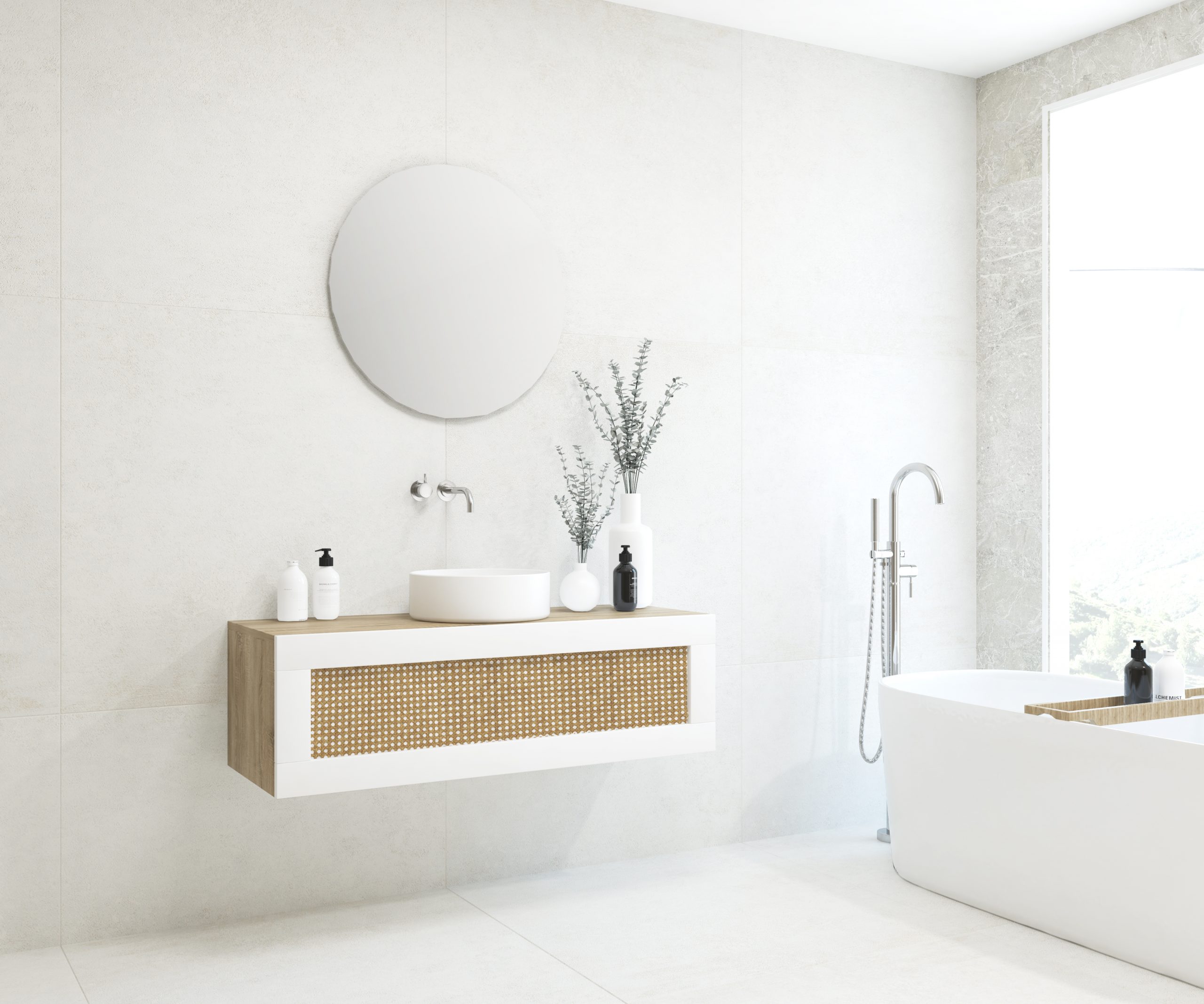 Pack ARTOIS + lavabo + espejo circular