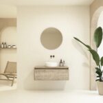 Pack VIREBENT + lavabo + espejo redondo