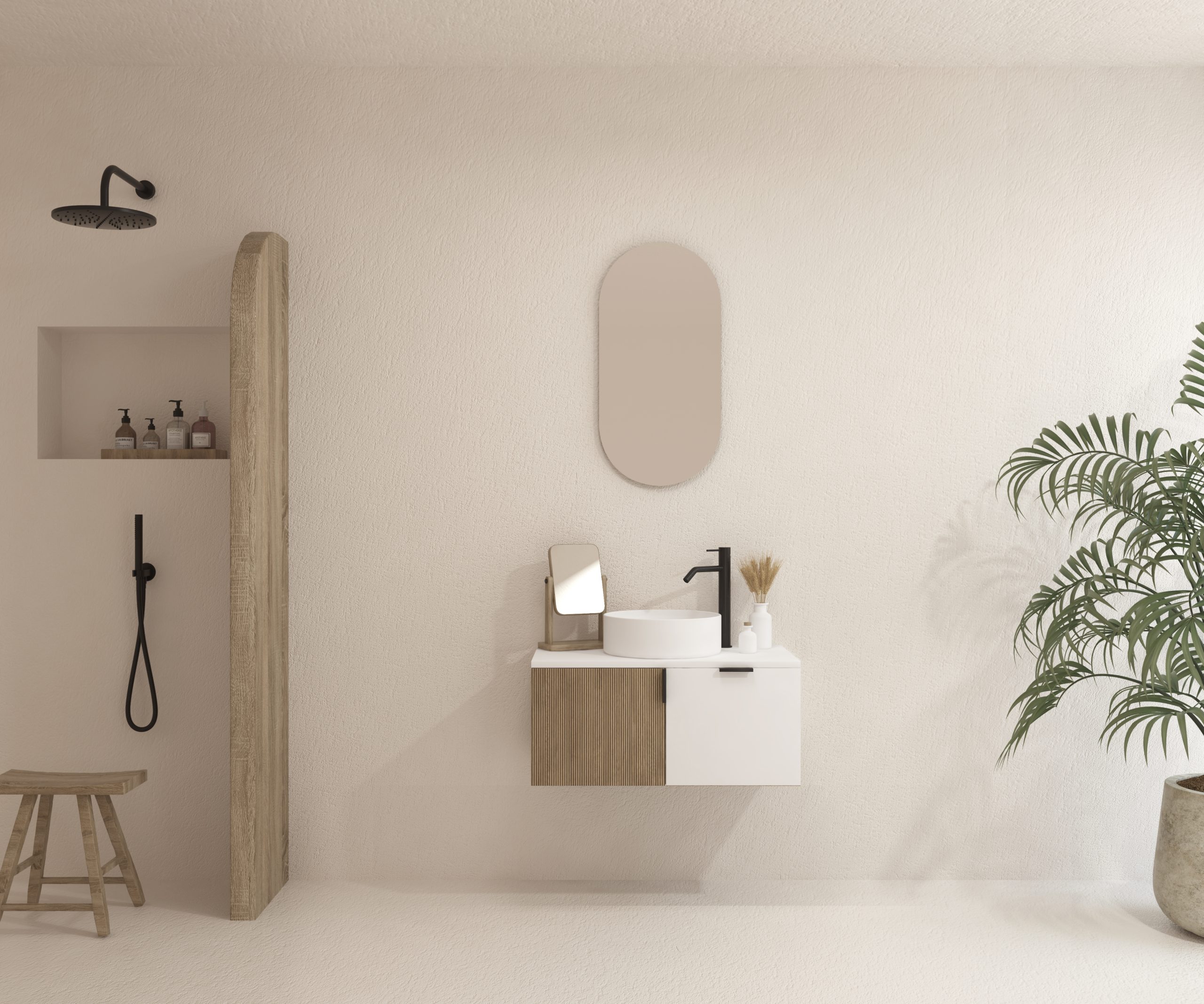 Pack ALLEGRAIN + lavabo + espejo cápsula