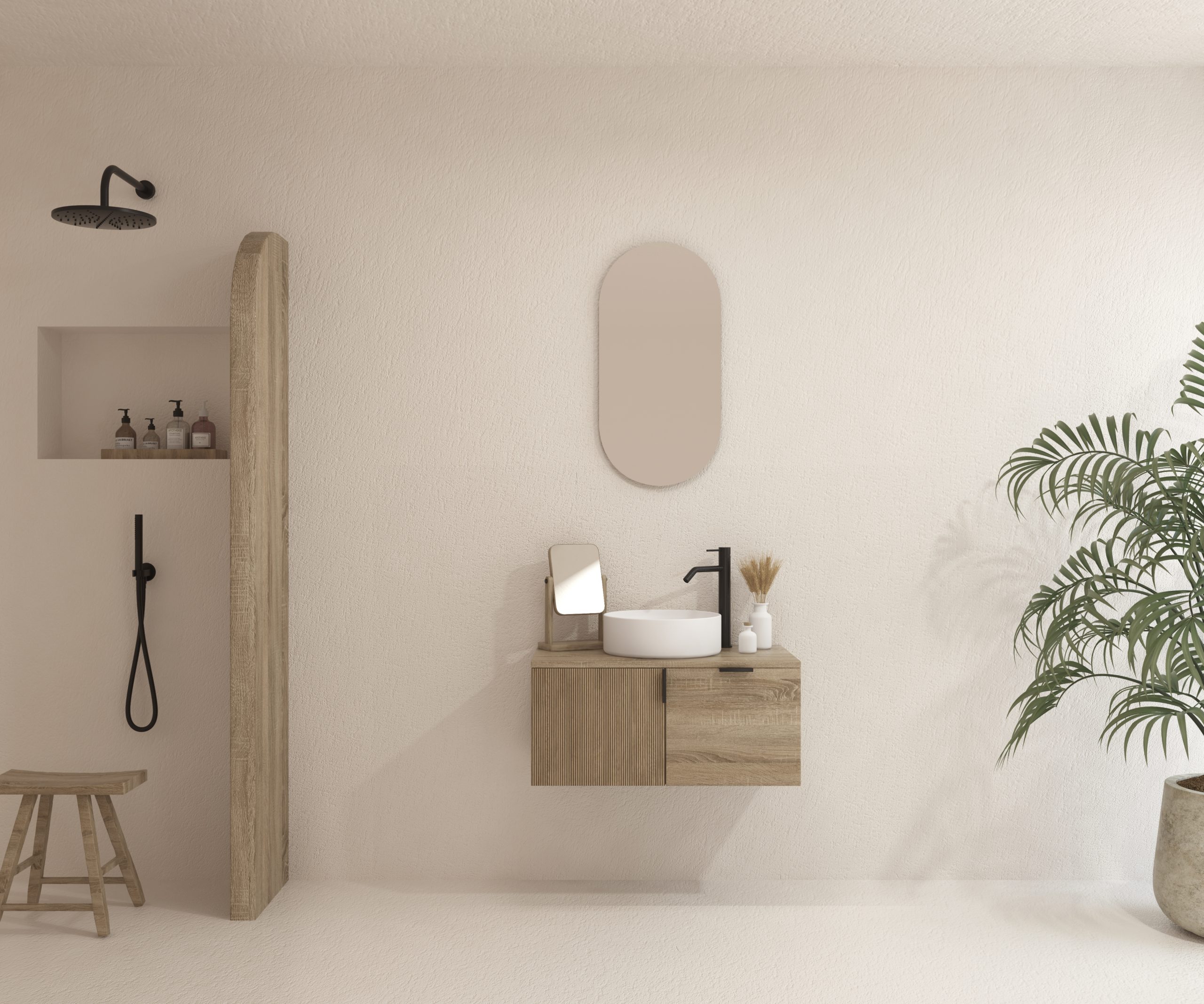 Pack ALLEGRAIN + lavabo + espejo cápsula