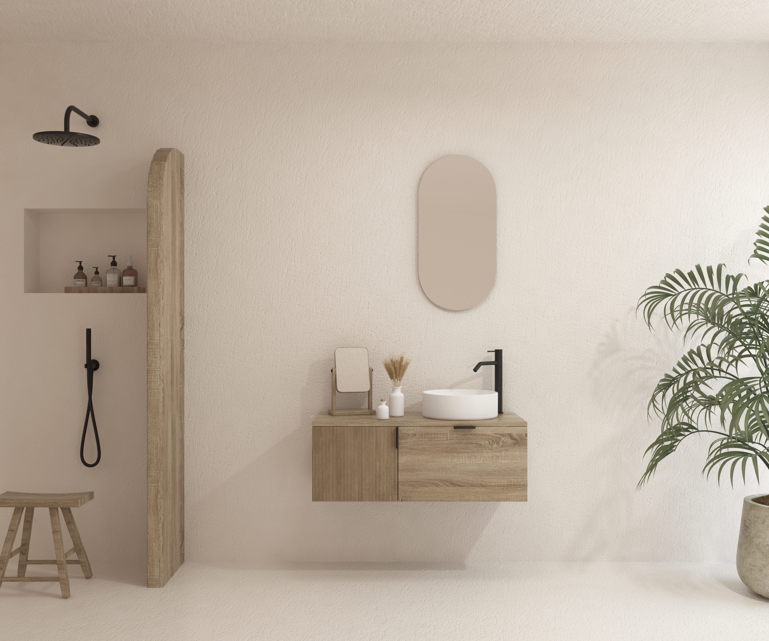 Pack ALLEGRAIN + lavabo + espejo cápsula