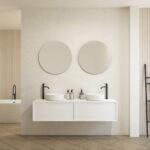 Pack CHAUVEAU + lavabo + miroir rond