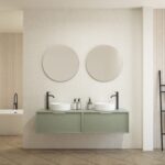 Pack CHAUVEAU + lavabo + miroir rond